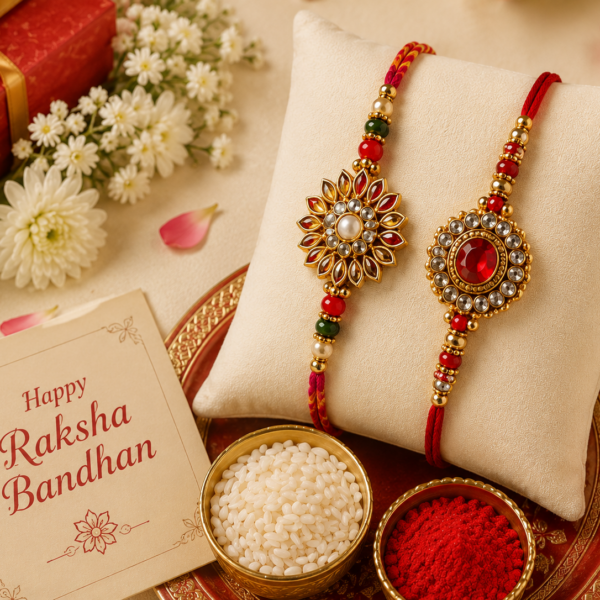 Parag Bhaiya Bhabhi Handmade Rakhi